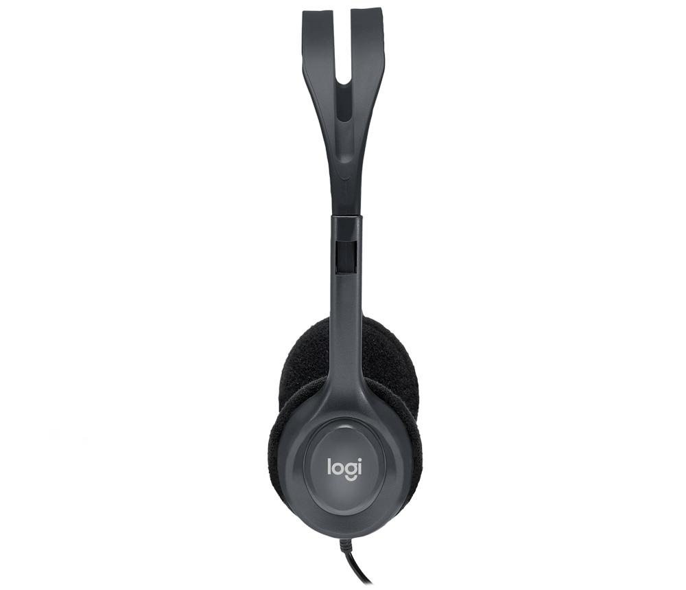 Logitech Headset H110 Audio Klinke Stereo mit Mikrofon schwarz 981-000271