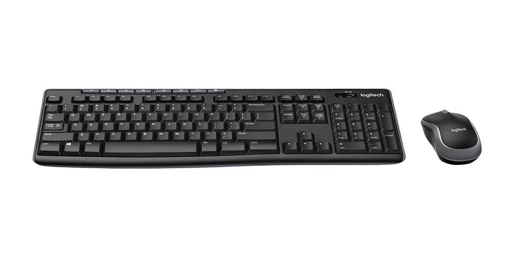 Logitech Set Maus und Tastatur MK270 Wireless kabellos schwarz 920-004511