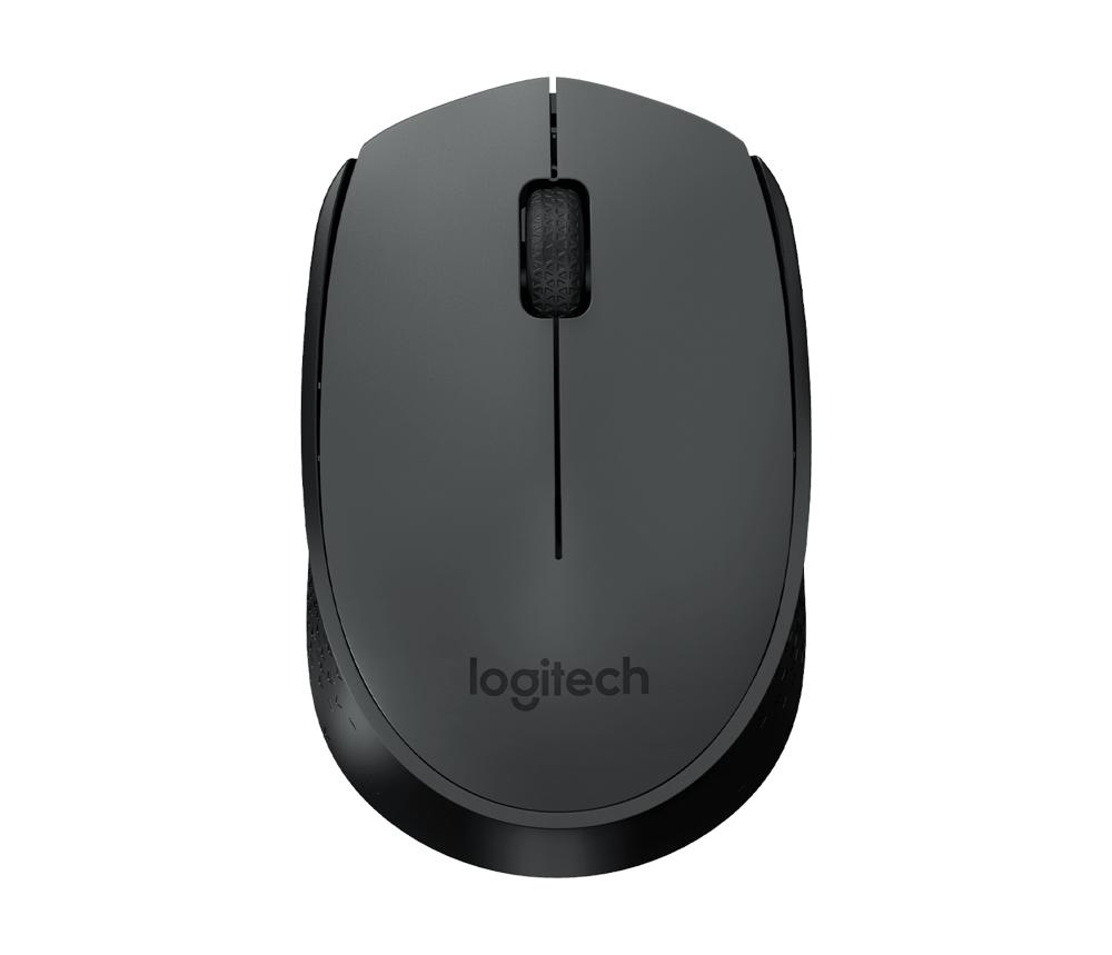 Logitech Maus M170 optisch Wireless kabellos 3 Tasten 1000 dpi grau 910-004642