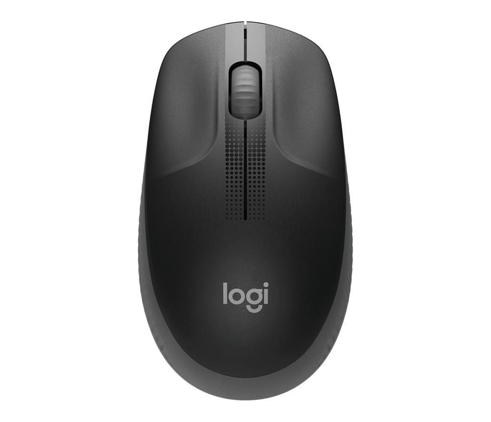 Logitech Maus M190 optisch Wireless kabellos 3 Tasten 1000 dpi anthrazit 910-005905