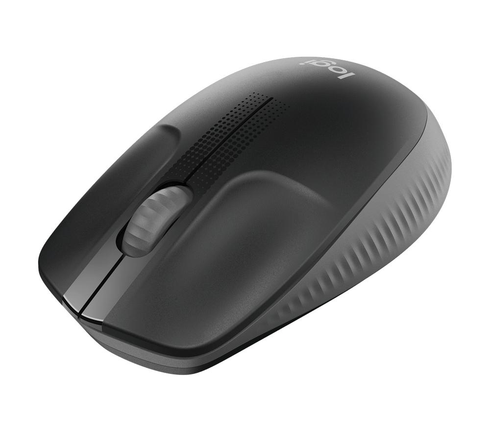 Logitech Maus M190 optisch Wireless kabellos 3 Tasten 1000 dpi anthrazit 910-005905