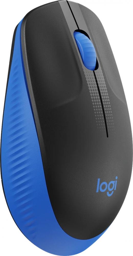 Logitech Maus M190 optisch Wireless kabellos 3 Tasten 1000 dpi blau 910-005907