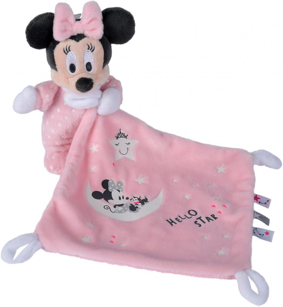 Simba Babywelt Schmusetuch Disney Minnie & Mickey Glow in the dark Schmusetuch Starry 6315872505