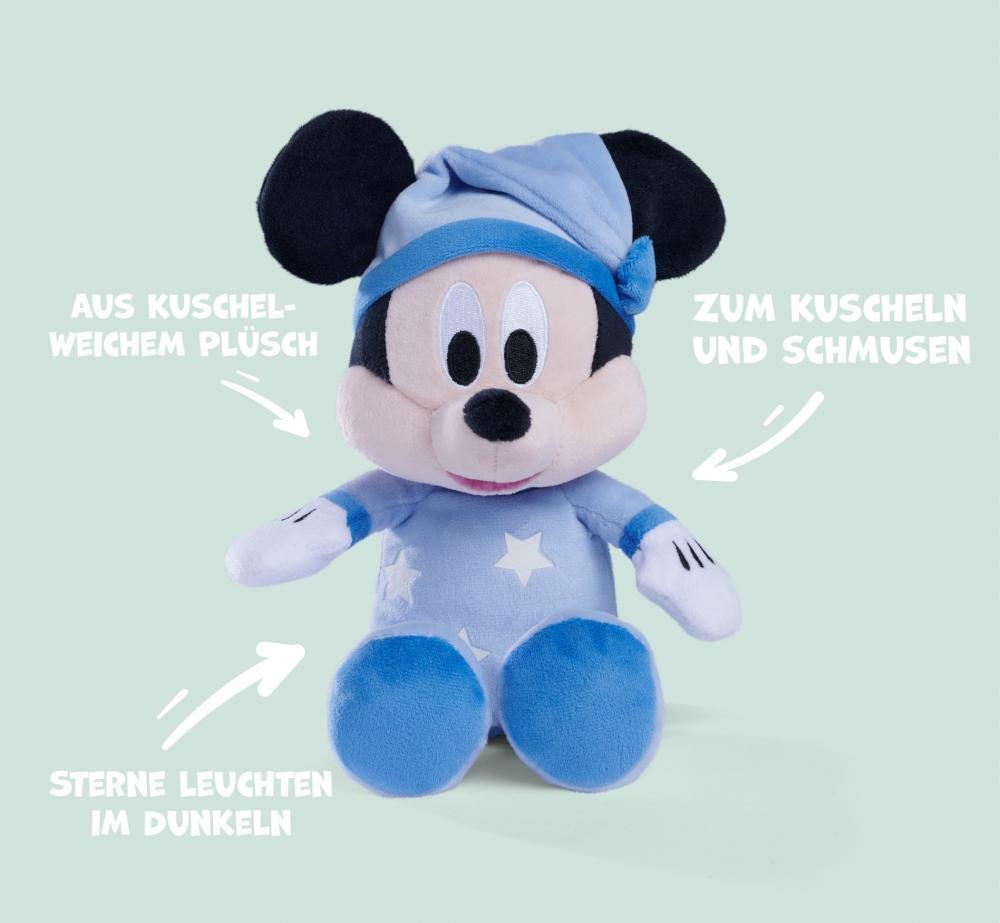 Simba Plüsch Stofftier Disney Minnie & Mickey Gute Nacht Mickey Glow in the dark 25cm 6315870349