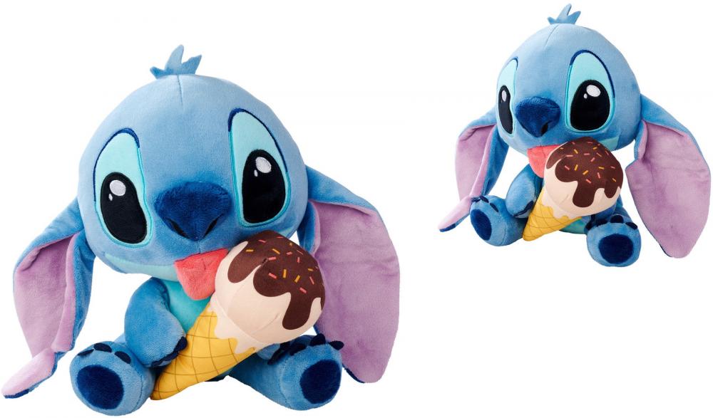 Simba Plüsch Stofftier Disney Stitch mit Eiscreme 25cm 6315870516