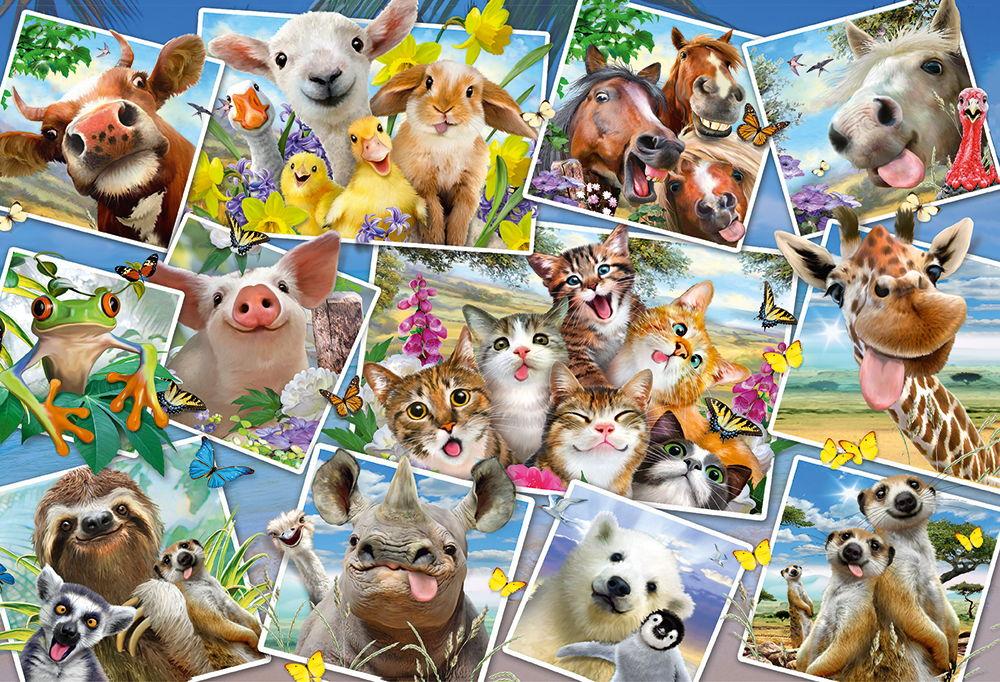 200 Teile Schmidt Spiele Kinder Puzzle Tierische Selfies 56294