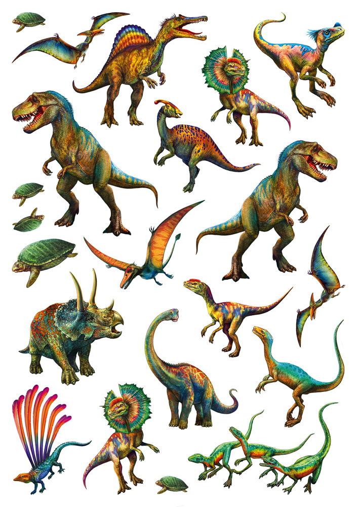 150 Teile Schmidt Spiele Kinder Puzzle Wilde Dinos mit Tattoos Dinosaurier 56332