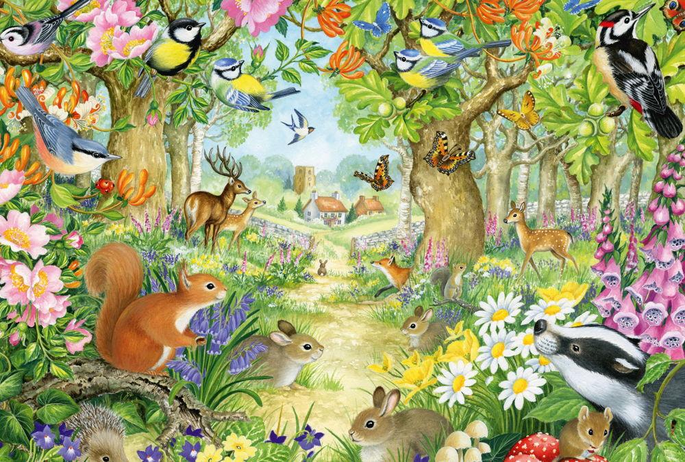 100 Teile Schmidt Spiele Kinder Puzzle Tiere im Wald 56370