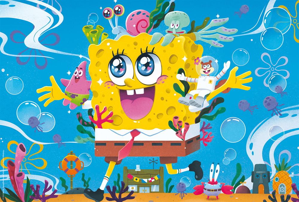 100 Teile Schmidt Spiele Kinder Puzzle SpongeBob Abenteuer in Bikinibottom 56545