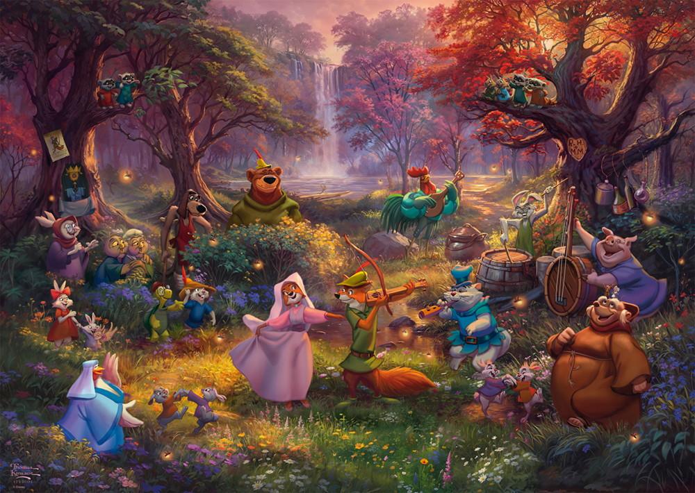 1000 Teile Schmidt Spiele Puzzle Thomas Kinkade Disney Robin Hood 58040