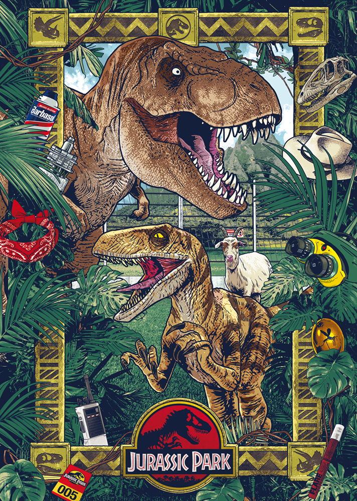 1000 Teile Schmidt Spiele Puzzle Jurassic Park Die Ära der Dinosaurier 58579