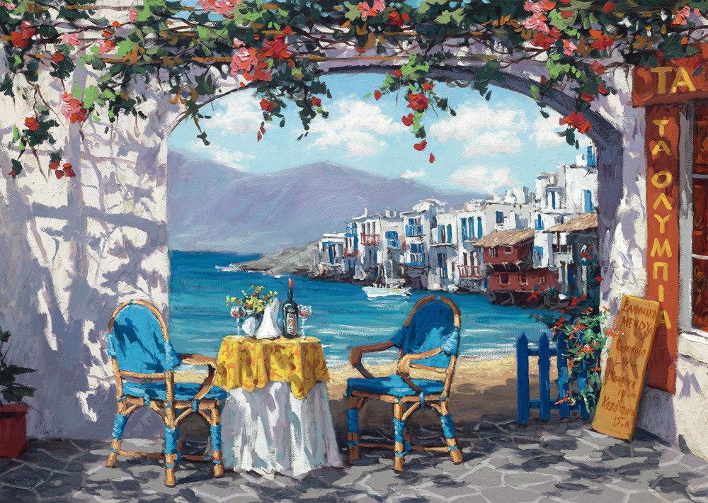 1000 Teile Schmidt Spiele Puzzle Sam Park Rendez-vous auf Mykonos 59396