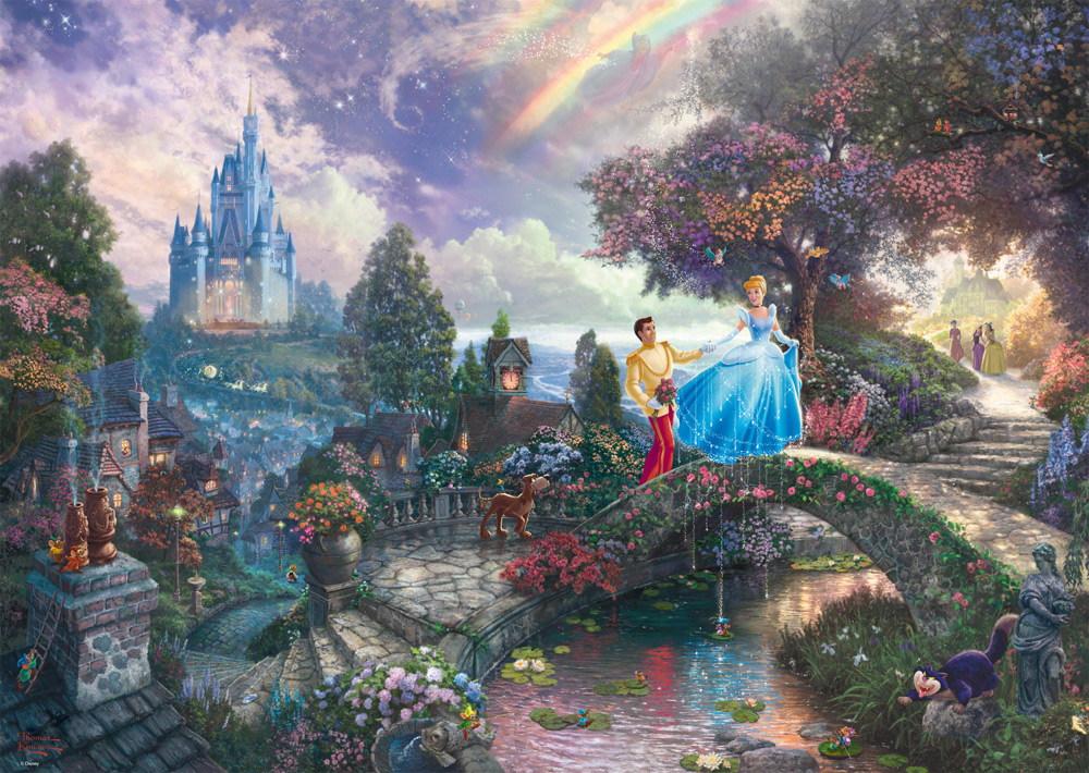 1000 Teile Schmidt Spiele Puzzle Thomas Kinkade Disney Cinderella 59472