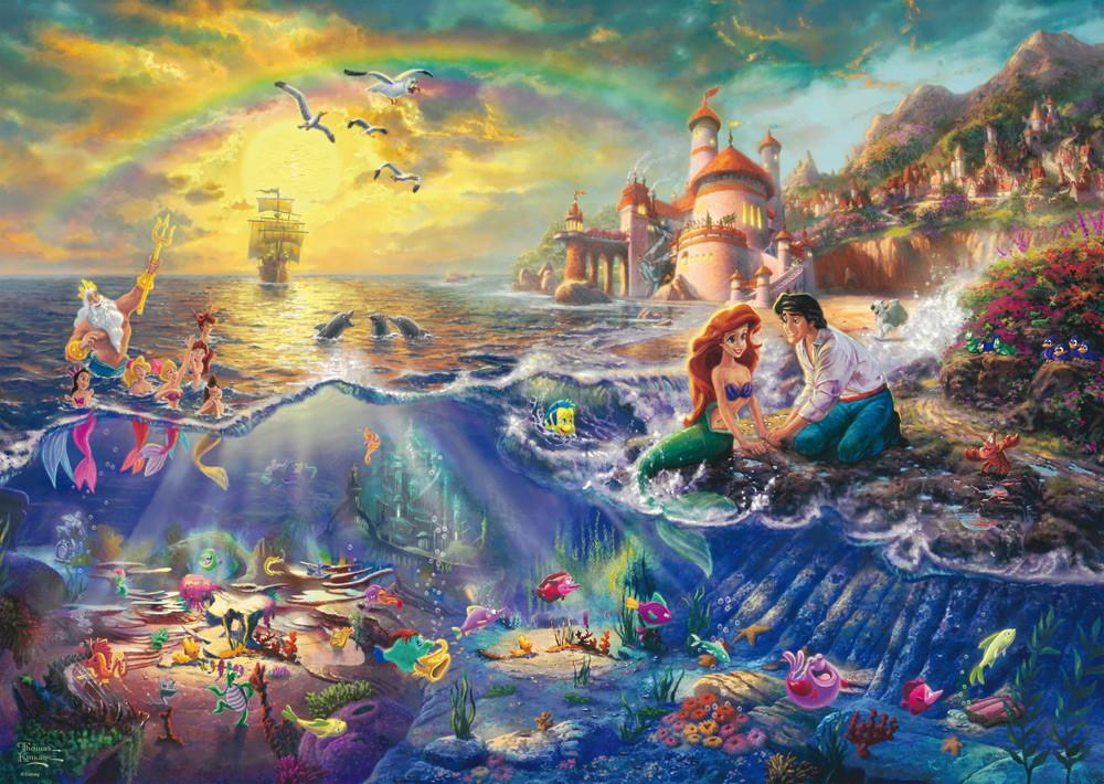 1000 Teile Schmidt Spiele Puzzle Thomas Kinkade Disney Kleine Meerjungfrau Arielle 59479