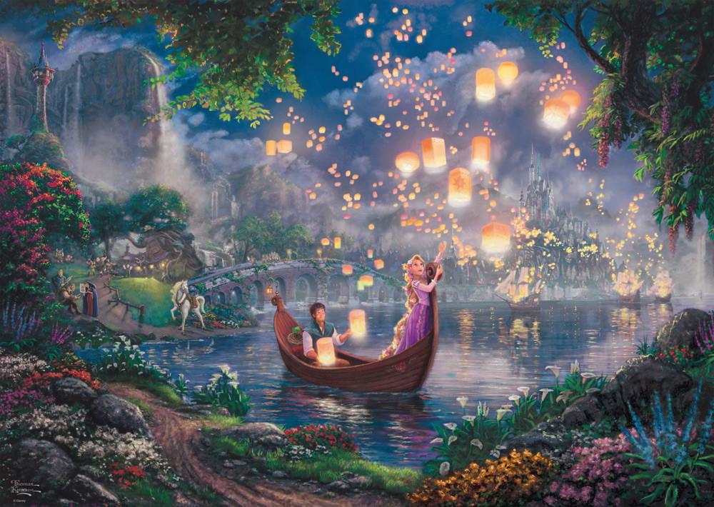 1000 Teile Schmidt Spiele Puzzle Thomas Kinkade Disney Rapunzel 59480