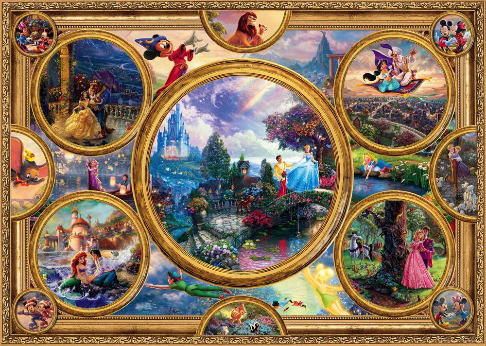 2000 Teile Schmidt Spiele Puzzle Thomas Kinkade Disney Dreams Collection 59607