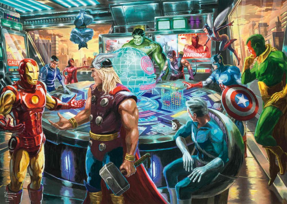 1000 Teile Schmidt Spiele Puzzle Thomas Kinkade Marvel The Avengers 59958