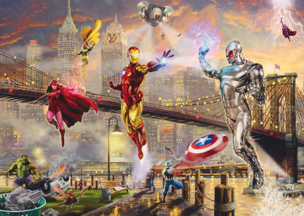 1000 Teile Schmidt Spiele Puzzle Thomas Kinkade Marvel Iron Man 59960