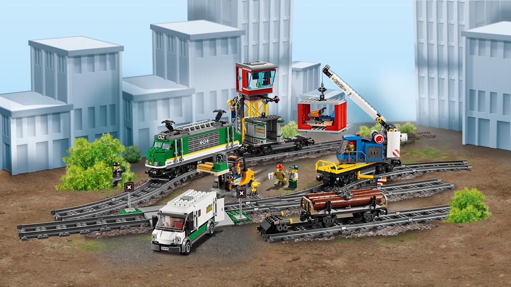 LEGO® City Eisenbahn Güterzug 1226 Teile 60198