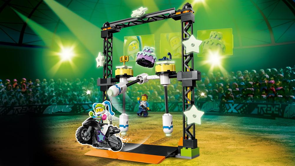 LEGO® City Stunt Umstoß-Stuntchallenge 117 Teile 60341