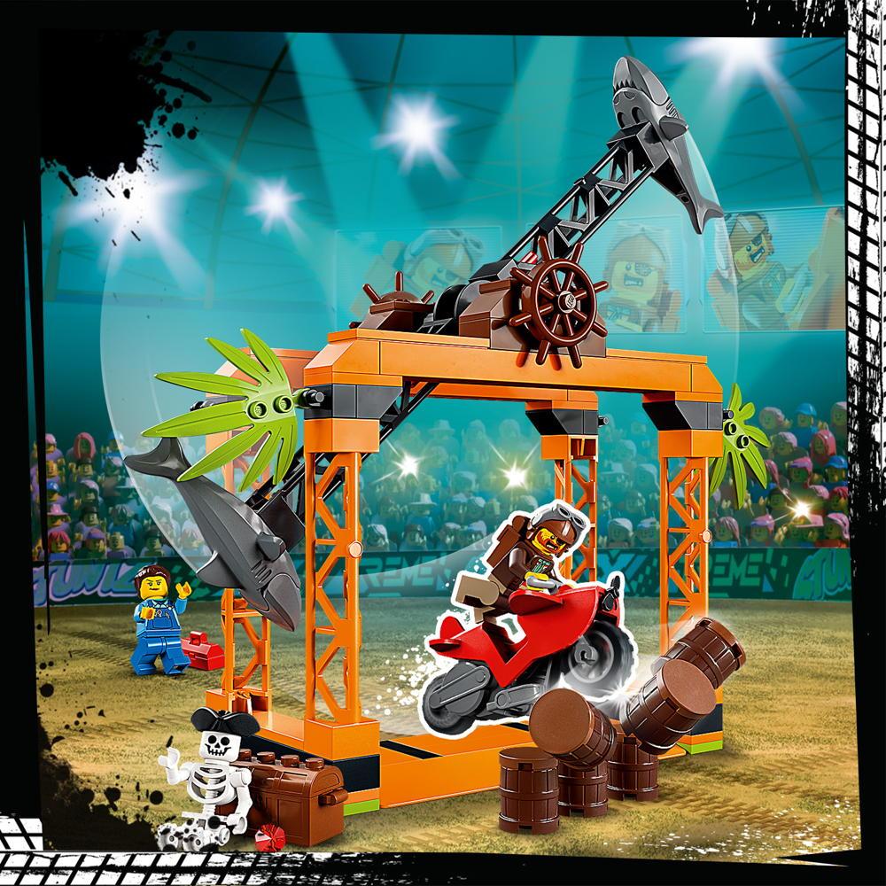 LEGO® City Stunt Haiangriff-Stuntchallenge 122 Teile 60342