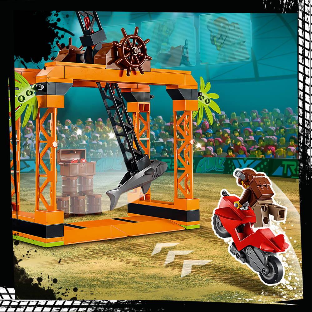 LEGO® City Stunt Haiangriff-Stuntchallenge 122 Teile 60342