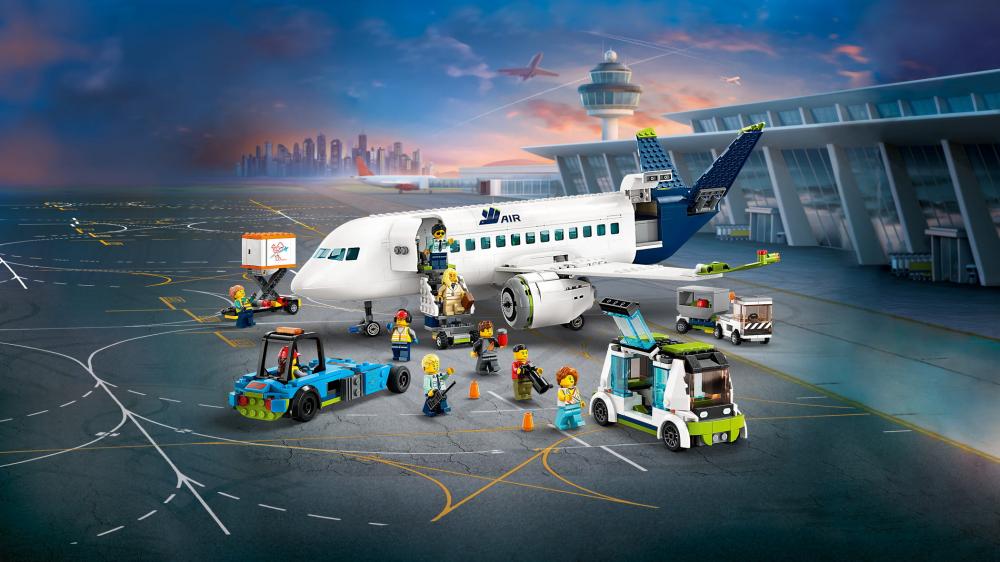 LEGO® City Big Vehicles Passagierflugzeug 913 Teile 60367