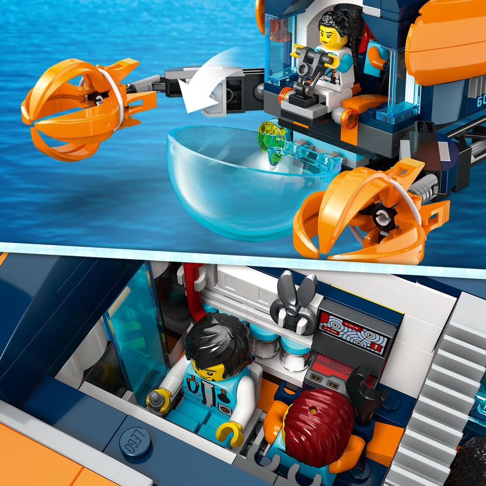 LEGO® City Exploration Forscher-U-Boot 842 Teile 60379