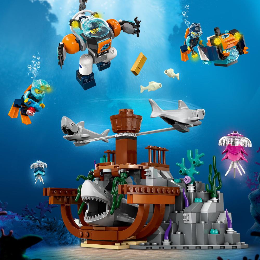 LEGO® City Exploration Forscher-U-Boot 842 Teile 60379