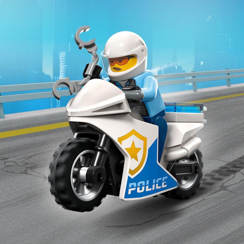 LEGO® City Police Verfolgungsjagd mit dem Polizeimotorrad 59 Teile 60392