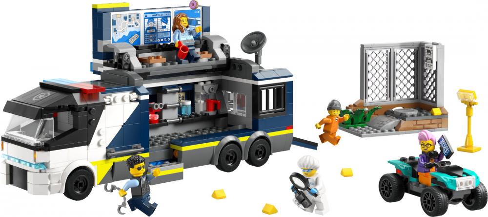 LEGO® City Police Polizeitruck mit Labor 674 Teile 60418