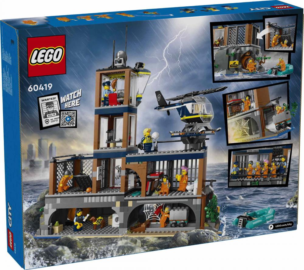 LEGO® City Police Polizeistation auf der Gefängnisinsel 980 Teile 60419