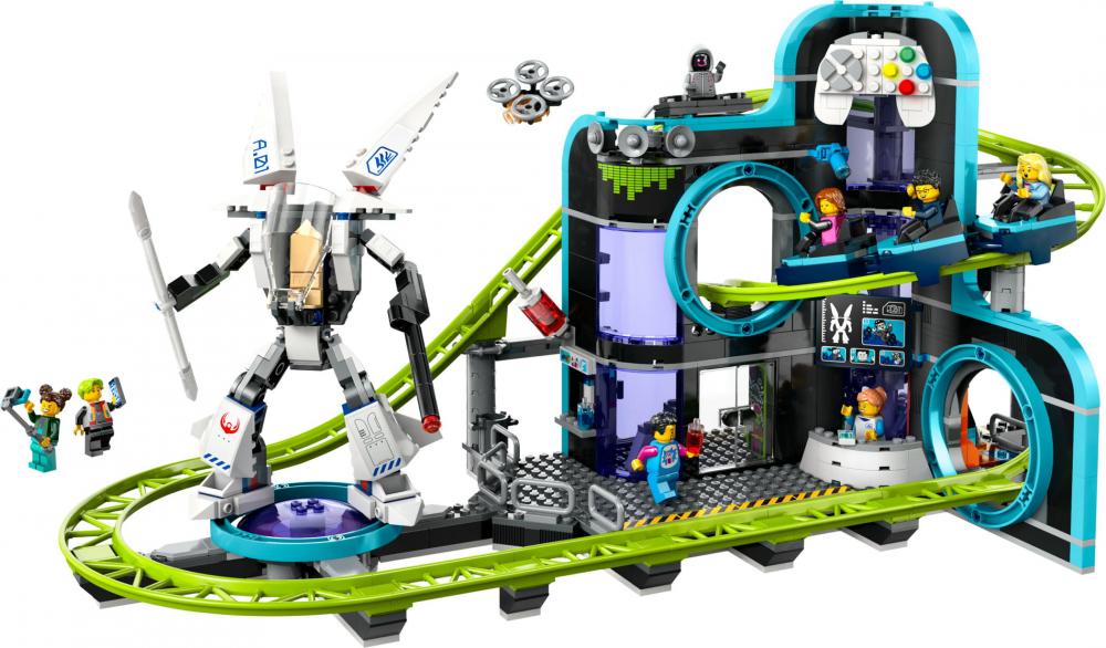 LEGO® City Achterbahn mit Roboter-Mech 986 Teile 60421