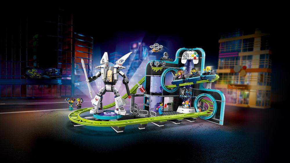 LEGO® City Achterbahn mit Roboter-Mech 986 Teile 60421