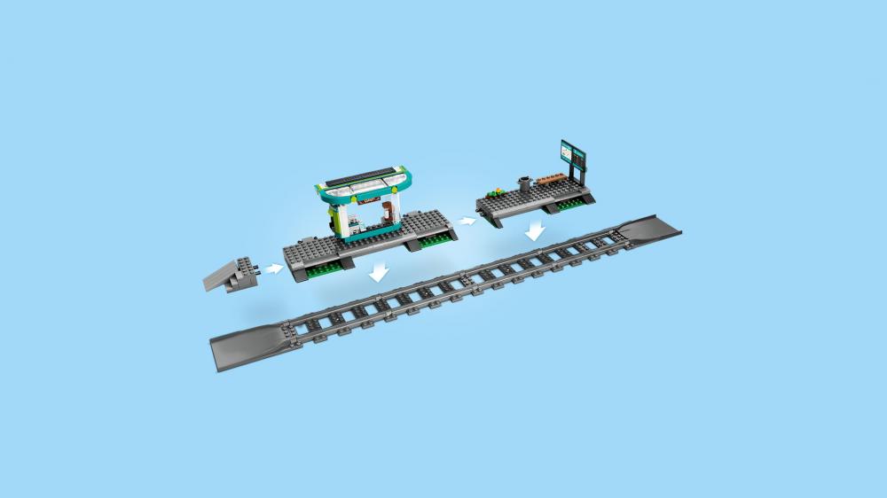 LEGO® City Straßenbahn mit Haltestelle 811 Teile 60423