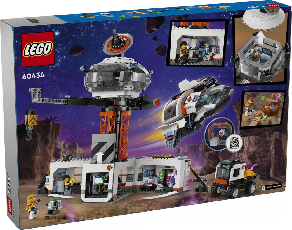 LEGO® City Space Raumbasis mit Startrampe 1422 Teile 60434