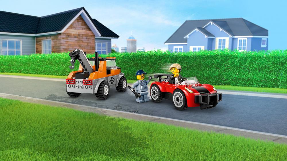 LEGO® City Abschleppwagen mit Sportauto 101 Teile 60435