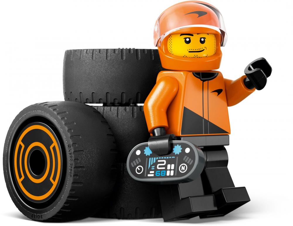 LEGO® City Formular 1 F1® Rennfahrer mit McLaren Rennauto 86 Teile 60442