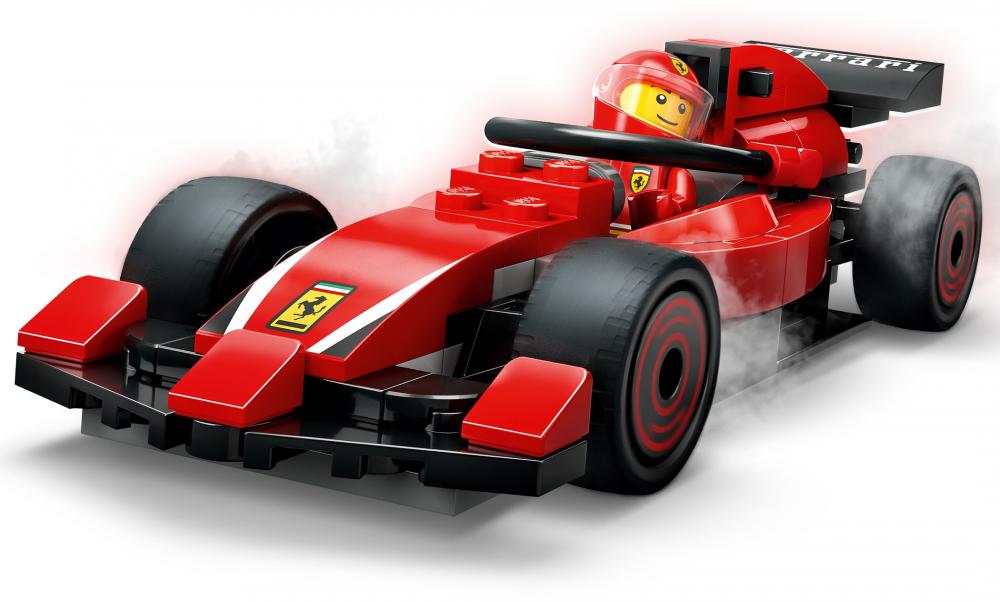 LEGO® City Formular 1 F1® Boxenstopp mit Boxencrew und Ferrari Flitzer 322 Teile 60443