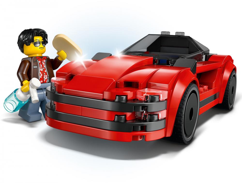 LEGO® City Fahrzeuge Roter Sportwagen 109 Teile 60448