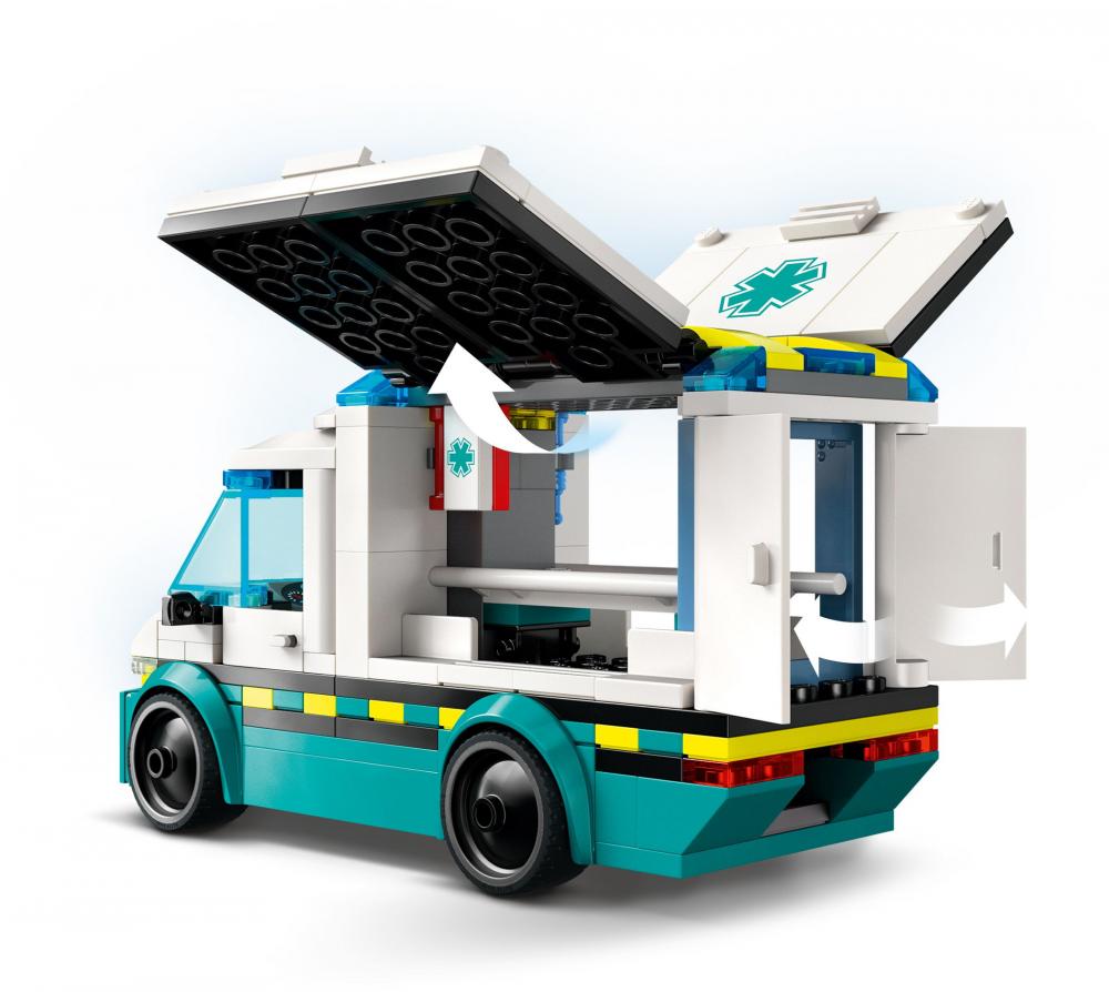 LEGO® City Fahrzeuge Rettungswagen 184 Teile 60451