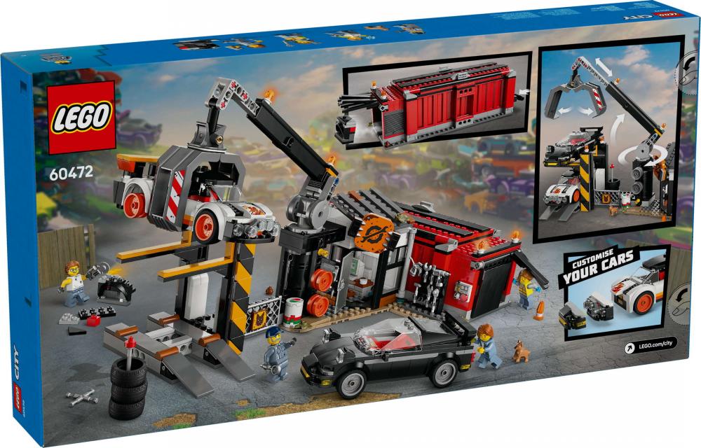 LEGO® City Schrottplatz mit Autos 871 Teile 60472