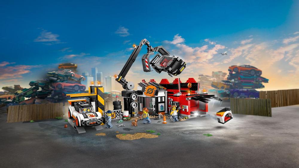 LEGO® City Schrottplatz mit Autos 871 Teile 60472