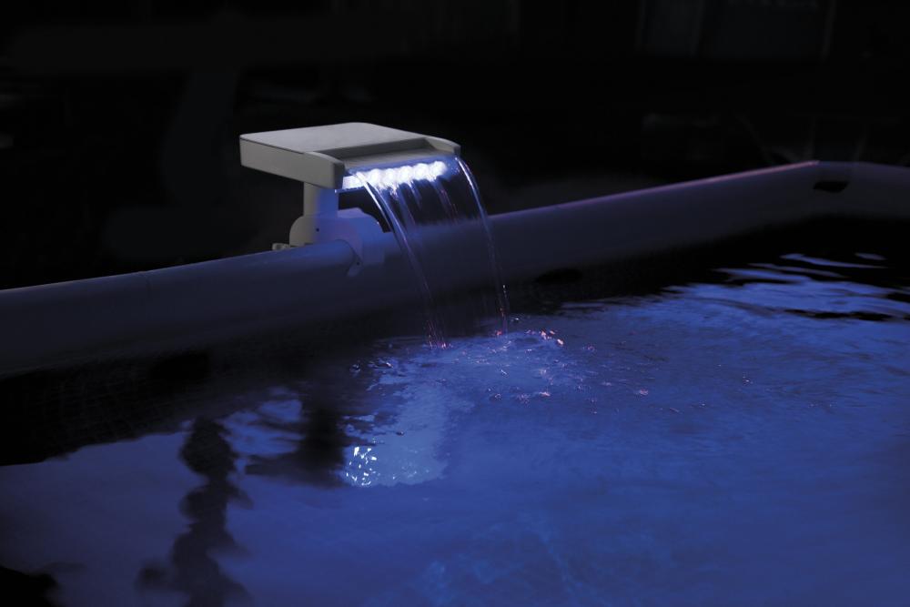 Intex Pool Licht Multi-Color LED Wasserfall Pool color cascade 28090