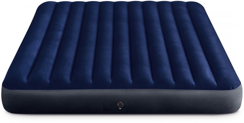 Intex Indoor und Outdoor Luftbett King Classic Downy Airbed aufblasbar 203 x 183 x 25 cm 64755