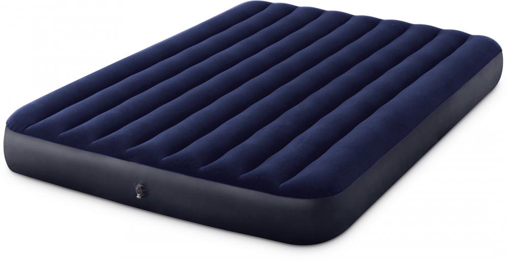 Intex Indoor und Outdoor Luftbett King Classic Downy Airbed aufblasbar 203 x 183 x 25 cm 64755