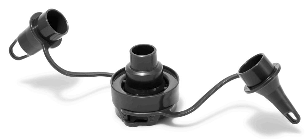 Intex Luftpumpe Air Pump elektrisch 12V mit 3 Verbindungs-Düsen Pumpleistung 650 l/Min 66636