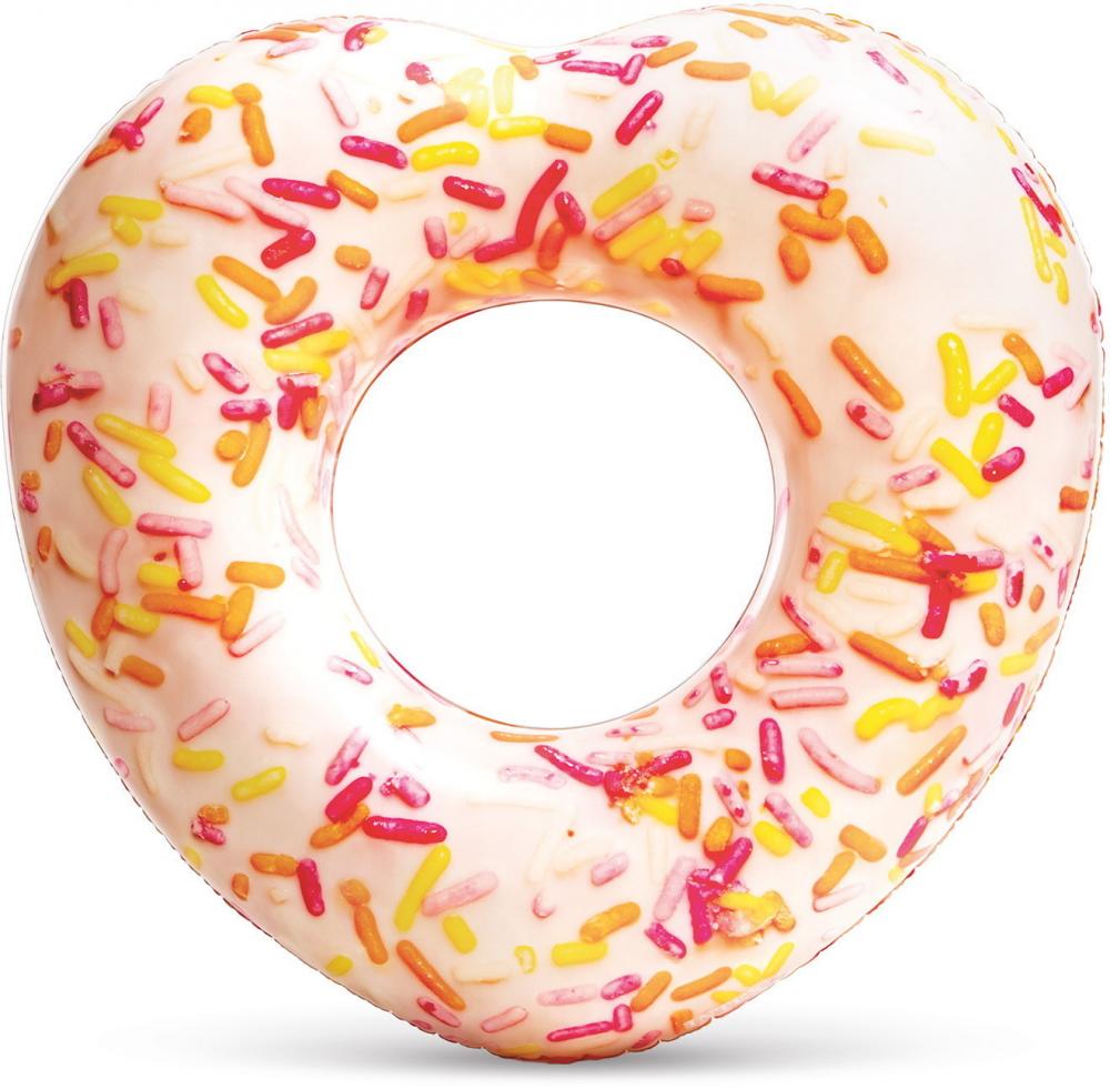 Intex Schwimmreifen Donut Herz HeartTube 94cm x 89cm x 23cm ab 9 Jahren 56253NP