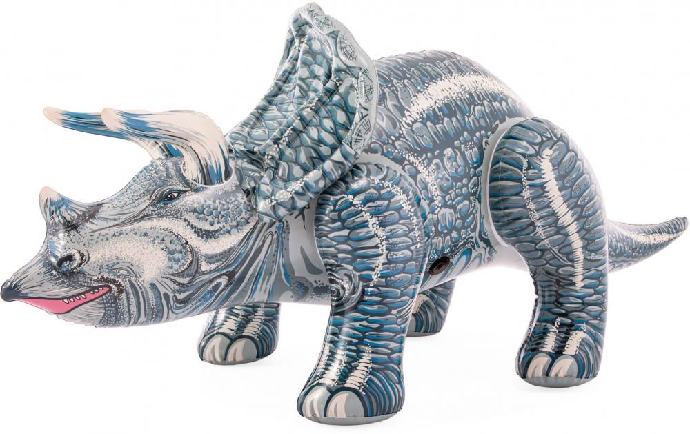 Intex Aufblasfigur Jurassic Dino Pals Triceratops oder Brontosaurus zufällige Auswahl 48594NP