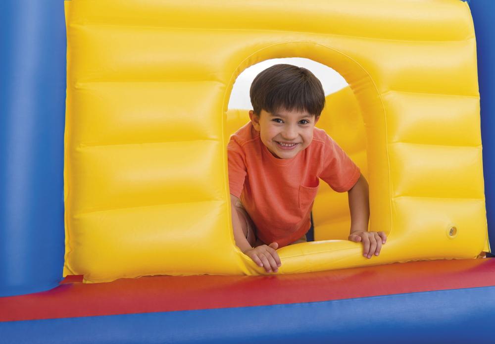 Intex Hüpfburg Jump-O-Lene Castle Bouncer 3-6 Jahre bis 54 Kg 175cm x 175cm x 135cm 48259NP